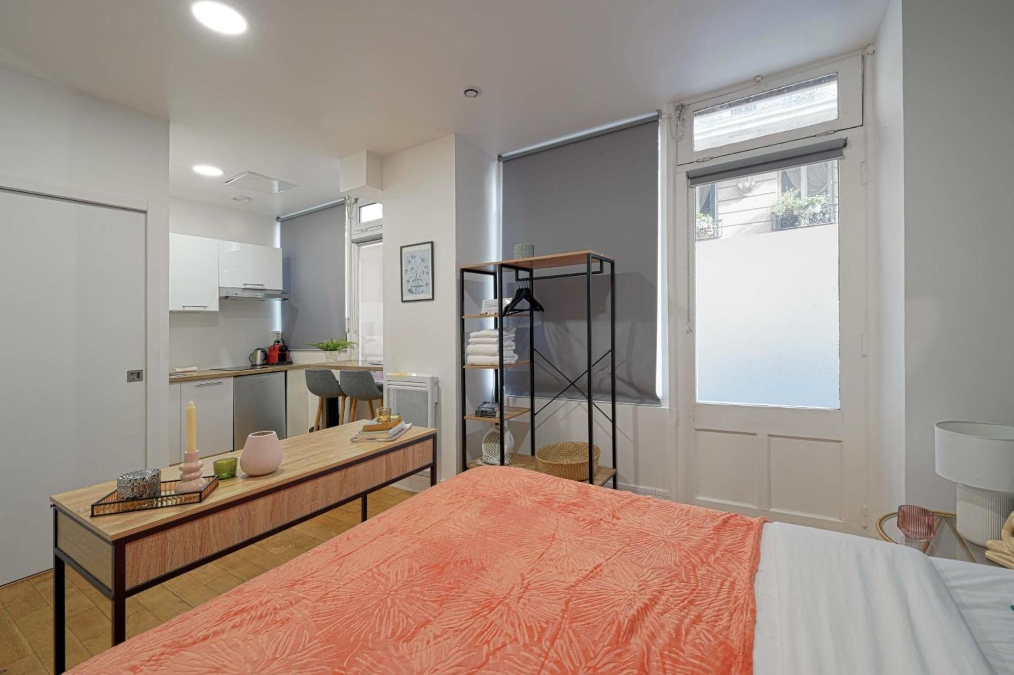 Modern Studio Fully Renovated Paris Exteriör bild